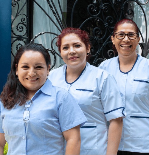 Equipo profesional de Security and Clean limpieza