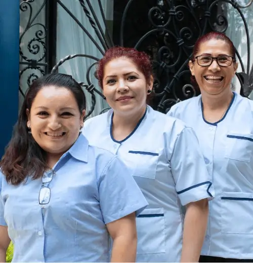 Equipo profesional de Security and Clean limpieza